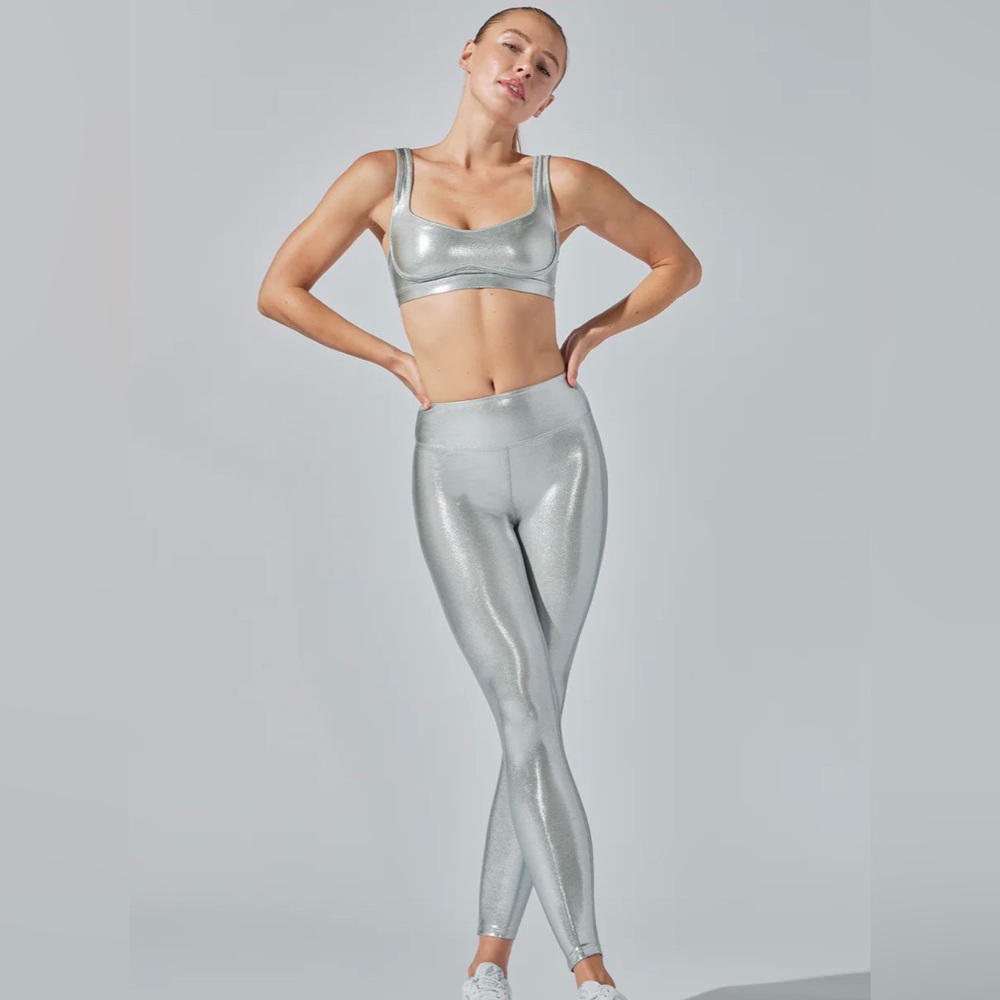 Heroine Sport marvel silver leggings size xsmall brand new with tags